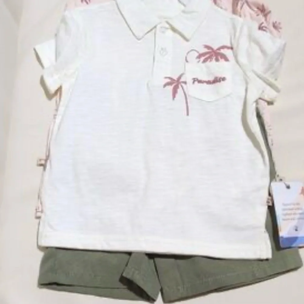NWT Bearpaw Toddler Boy 2 Piece Set New Size 3T